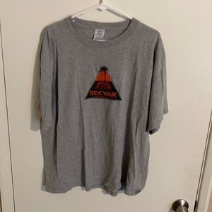 Grey sex wax tshirt short sleeve xl